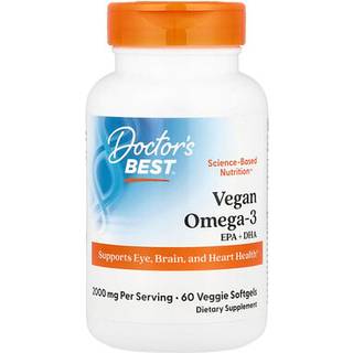 Vegansk Omega-3 EPA + DHA - 60 vegetabilske softgels