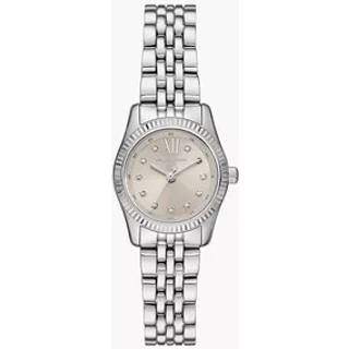 MK Petite Lexington Pavé Silver-Tone Watch - Silver - Michael Kors - ONE SIZE
