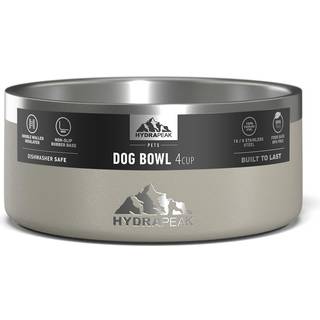 Hydrapeak Hundeskl; Skridsikker rustfrit stl; Vand og Madskl; Store og sm hunde; 32 oz 64 oz; Flere strrelser; 4 kopper | Sten