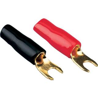 Spade-kontakter 10mm², 2 rød/2 sort