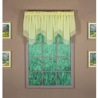 Dagens gardin Emelia Original Voile Ascot 25 """" Gul 40 """" W x 25 """" L