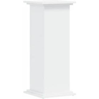 plantestativ 33x33x80 cm konstrueret træ hvid