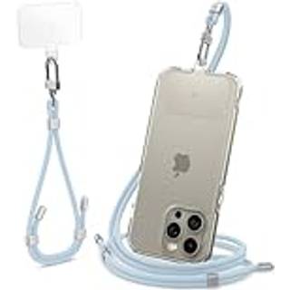 Spigen Universal Set 2 (Cross Body Strap 1P + Wrist Strap 1P + ConTag2 1P) - Mute Blue