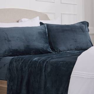 NY Loft Ultra Soft Micro Fleece Sheets sat med ekstra dybe lommer | Ekstra blød fløjls fleece ark sæt | Super Plush Polar fleece | Velvet Plush C