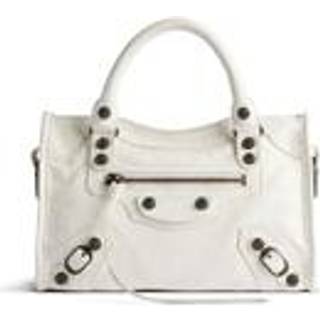 Balenciaga Le City Mini leather tote bag - white - One Size