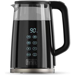 Black & Decker Elkedel Kettle Glass Black 1.7L - Sort - 2200 W