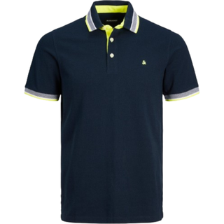 Plus Size Ensfarvet Polo