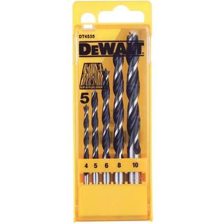 Dewalt DT4535-QZ Træbor 5-pak, 4, 5, 6, 8 og 10 mm