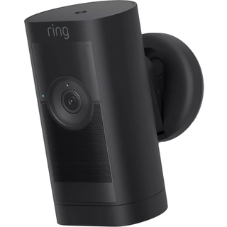 Ring Stick Up Cam Pro?udendørs sikkerhedskamera med strømstik, Hvid