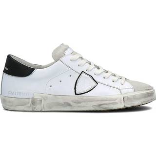 Philippe Model Prsx Low Top Leather Sneakers White/Black