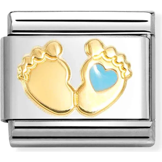 Nomination Baby Blue Feet Charm - Gold