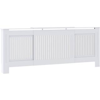radiatorskjuler 205 cm MDF hvid
