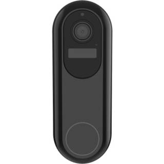 E-Line videodørklokkesæt med WiFi, Tuya, sort