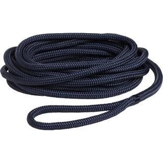 Fortøjningsreb med splejset øje Robline Vinga, dobbeltflettet polyester, Ø12 mm, 12 meter, marineblå