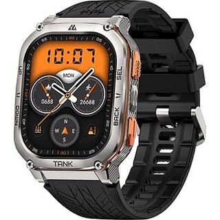 Kospet Tank M3 Ultra Silver 13000014000 - Herre - 48 mm - Smartwatch - Quartz m. Oplader - Gorilla Glas
