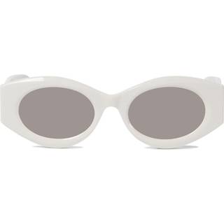 Azzedine Alaia AA0080S 003 52 Solbriller Kvinder Hvid - White - 52mm