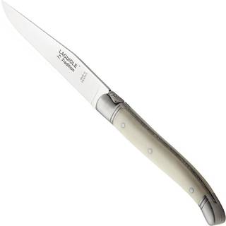 Steakkniv Hvidt ben og 2 stålkraver