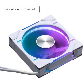 Phanteks D30 Reversed Airflow DRGB 120mm PWM-blæser (hvid)