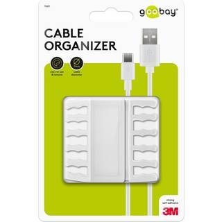 Kabel clips, 2-stk. pakke | Hvid | PRIS-MATCH