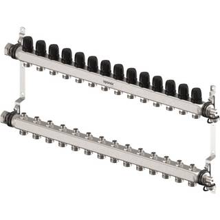 Uponor Vario S fordelerrørsæt 14 kredse x 3/4" Euro