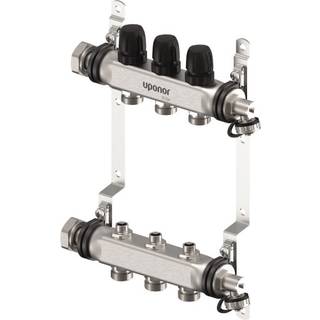 Uponor Vario S fordelerrørsæt 3 kredse x 3/4" Euro
