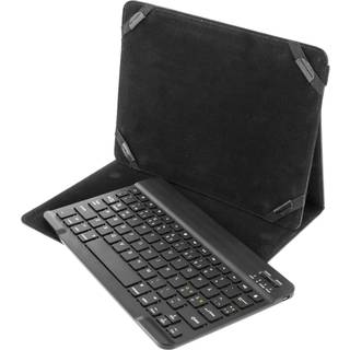 Deltaco Case and Bluetooth Keyboard for 10" Tablets - Tastatur & Folio sæt - Nordisk - Sort