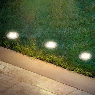 LED-indbygningsspot 3915032 IP67 12V 3x forlængelse 4,5 cm rustfrit stål