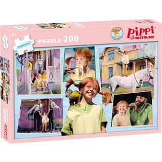 Pippi Langstrømpe Puslespil 200 Brikker