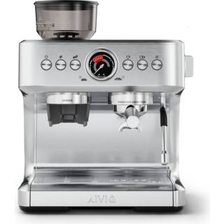 AIVIQ Aspire Brew - Espressomaskine med Kaffekværn - AME-361S - Rustfrit stål