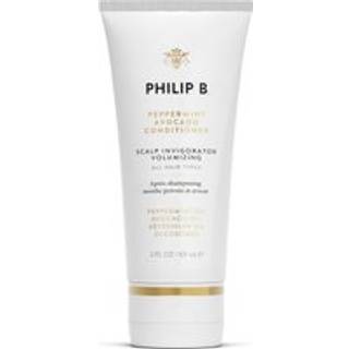 Philip B Peppermint Avocado Conditioner 2 fl. oz. (60 ml) - Tilføjer volumen til hår, mens pebermynteolie og eukalyptus forfrisker hovedbunden me