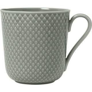 Lyngby Porcelæn Rhombe Earth krus 39 cl Moss