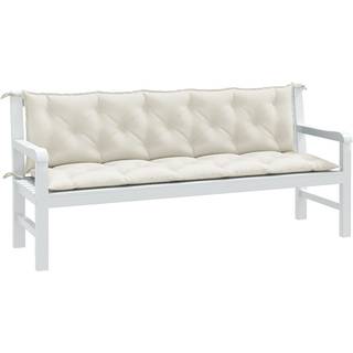 Hynder Til Havebænk Stof - meleret cremefarvet / 180 x 50 x 7 cm