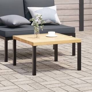 havebord 65x65x40 cm aluminium sort