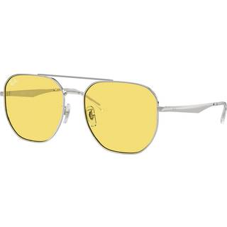 Ray - Ban Unisex RB3724D 003/85 Solbriller Metal Sølv Gul Geometrisk Normal