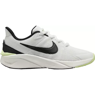 Nike Nike White/Lime Youth Star Runner 4 Trainers