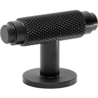 Beslag Design Riff T Knop Matsort - Knopper og dørhåndtag Aluminium Black Matte - 351050-11