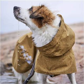 Hurtta Monsoon II ECO Regnjakke Desert - Størrelse 40