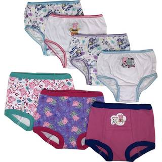 Peppa Pig Girls Toddler Potty inkluderer klisterm?rker og sporing af diagramst?rrelser 18m 2t 3t og 4t 7-pack startkit (3 tr?ningsbukser+4 trusse