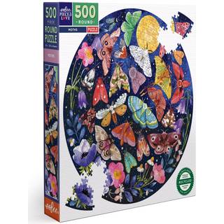 eeBoo Round Puzzle 500 pcs - Moths