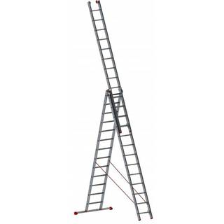 JUMBO kombistige 3-delt, ekstra bred, 3 x 13 trin, 8,8 m - 41JCS313