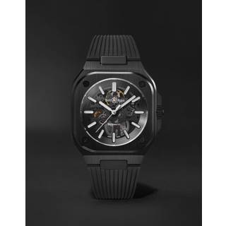 Bell & Ross - BR 05 Skeleton Automatic 41mm Black Ceramic and Rubber Watch, Ref. No. BR05A-BL-SK-CE/SRB - Men - Black