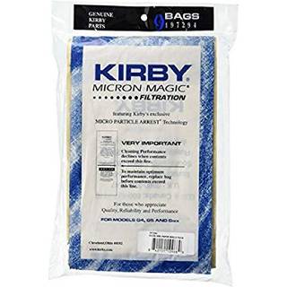 Kirby OEM-autoriserede støvsugertasker til G4, G5, Gsix Micron Magic (197394) - 9 stk - Fremstillet i USA