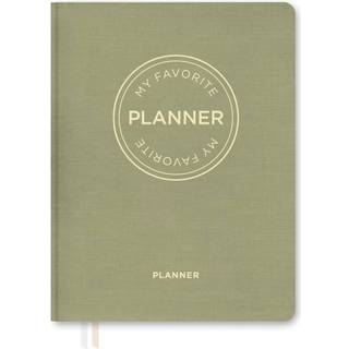 MY FAVORITE PLANNER Dateret 2024 Lys grøn