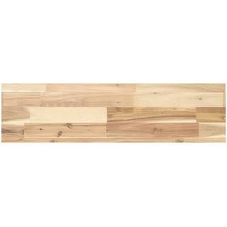 Bordplade Rektangulær Massivt Akacietræ - Naturlig (ubehandlet) / 80 x 20 x 4 cm