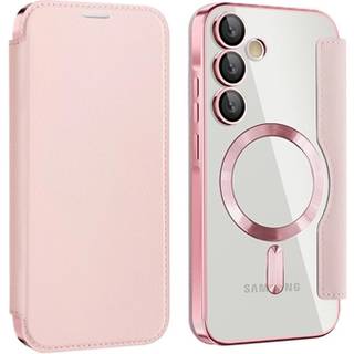 Samsung Galaxy A55 Flip cover med kortholder - MagSafe-kompatibel - Pink