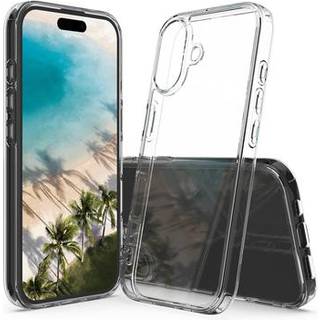 iPhone 16 Plus Ridsefast Hybrid Cover - Gennemsigtig