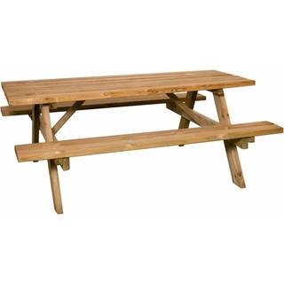 HORTUS bord-/bænkesæt fyrretræ sort 177 x 155 cm