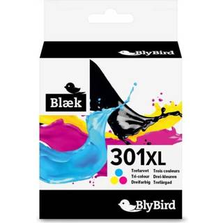 BlyBird 301XL CH564EE CMY 3-i-1 Farve Blækpatron, 330 sider