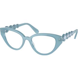 Swarovski Kvinde SK2024 2004 Optiske stel Acetat Blå Transparent Geometrisk Normal