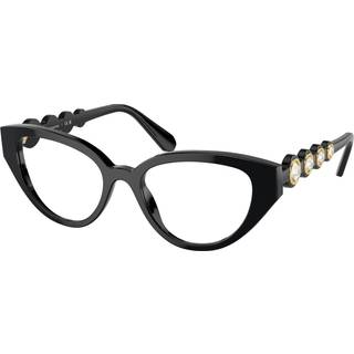 Swarovski Kvinde SK2024 1001 Optiske stel Acetat Sort Transparent Geometrisk Normal